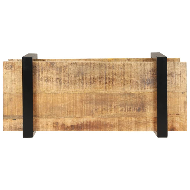 TV Cabinet 90x40x40 cm Rough Mango Wood - Payday Deals