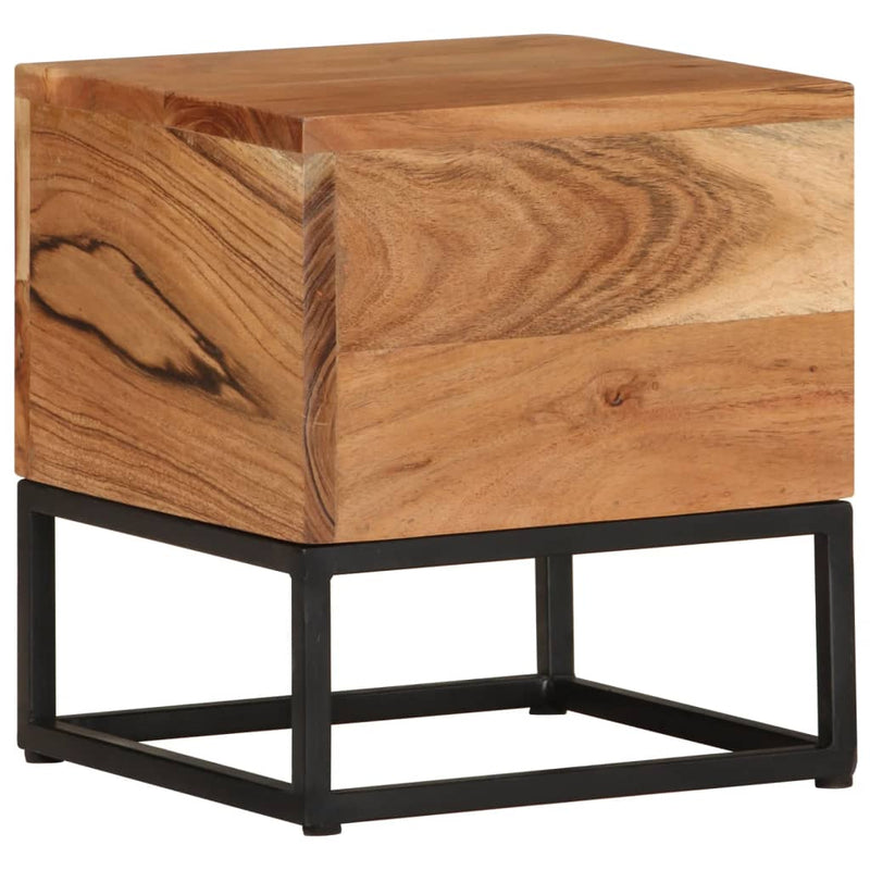 Side Table 30x30x33 cm Solid Acacia Wood