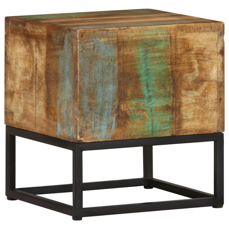 Side Table 30x30x33 cm Solid Reclaimed Wood