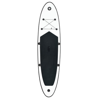 Inflatable Stand up Paddle Board Set Black and White