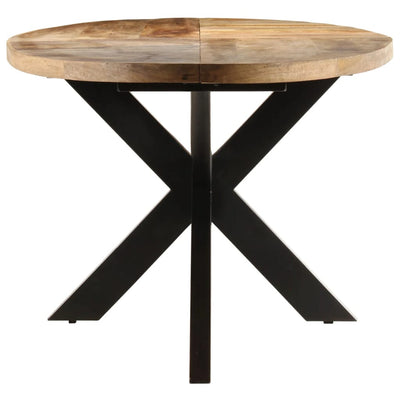 Dining Table 240x100x75 cm Rough Mango Wood