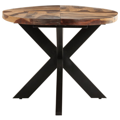 Dining Table 240x100x75 cm Acacia Wood with Sheesham Finish