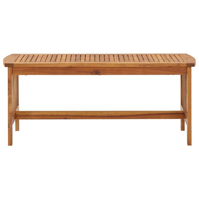Coffee Table 102x50x43 cm Solid Acacia Wood