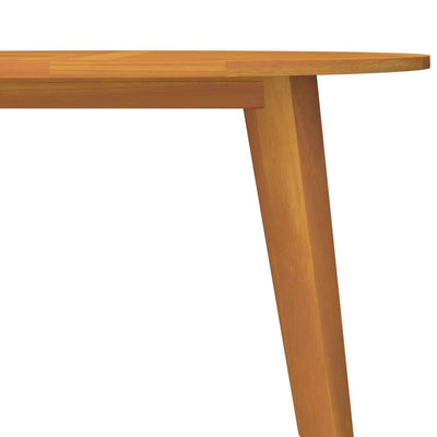 Garden Table Ø110x75 cm Solid Wood Acacia