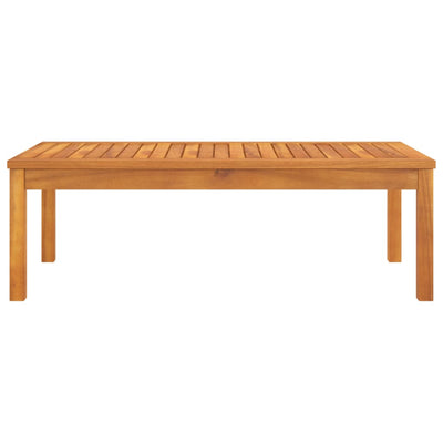 Coffee Table 100x50x33 cm Solid Acacia Wood - Payday Deals
