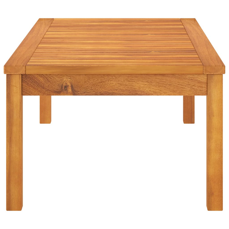 Coffee Table 100x50x33 cm Solid Acacia Wood - Payday Deals