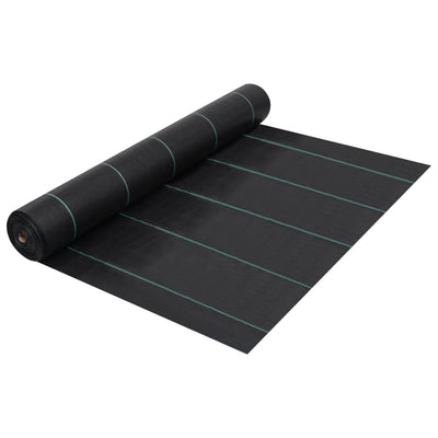 Weed & Root Control Mat Black 1x10 m PP