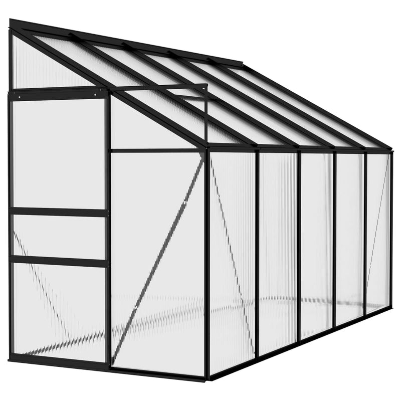 Greenhouse Anthracite Aluminium 6.23 m³