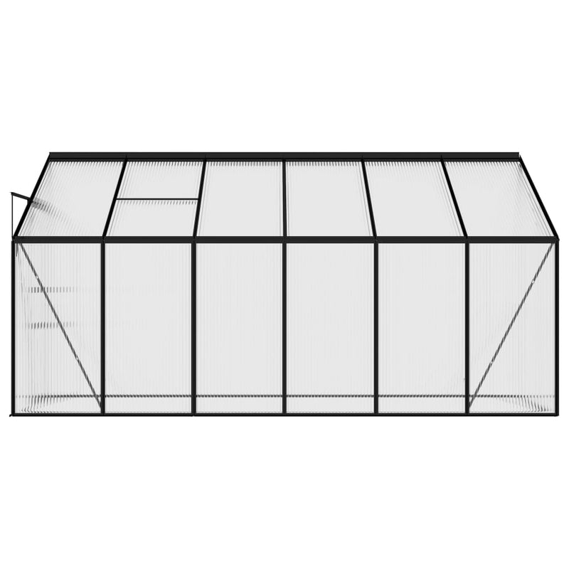 Greenhouse Anthracite Aluminium 7.44 m³ - Payday Deals