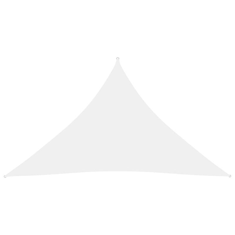 Sunshade Sail Oxford Fabric Triangular 2.5x2.5x3.5 m White