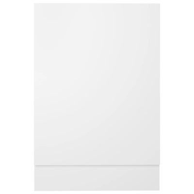 Dishwasher Panel White 45x3x67 cm Chipboard