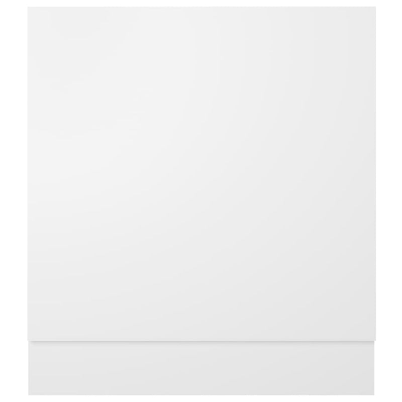 Dishwasher Panel White 59.5x3x67 cm Chipboard