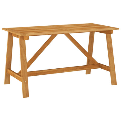 Garden Dining Table 140x70x73.5 cm Solid Acacia Wood - Payday Deals