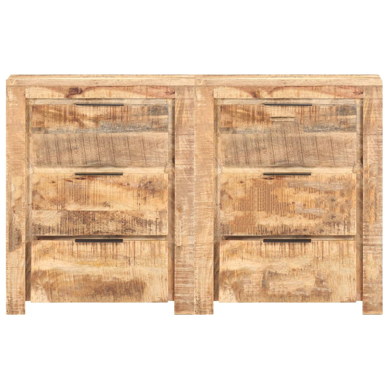 Drawer Cabinet 118x33x75 cm Solid Mango Wood