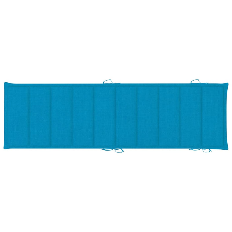 Sun Lounger Cushion Blue 186x58x3 cm - Payday Deals