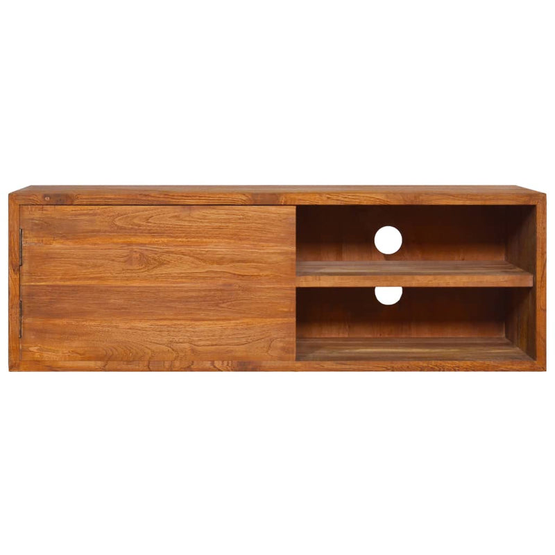 Wall-mounted TV Cabinet 180x30x30 cm Solid Teak Wood