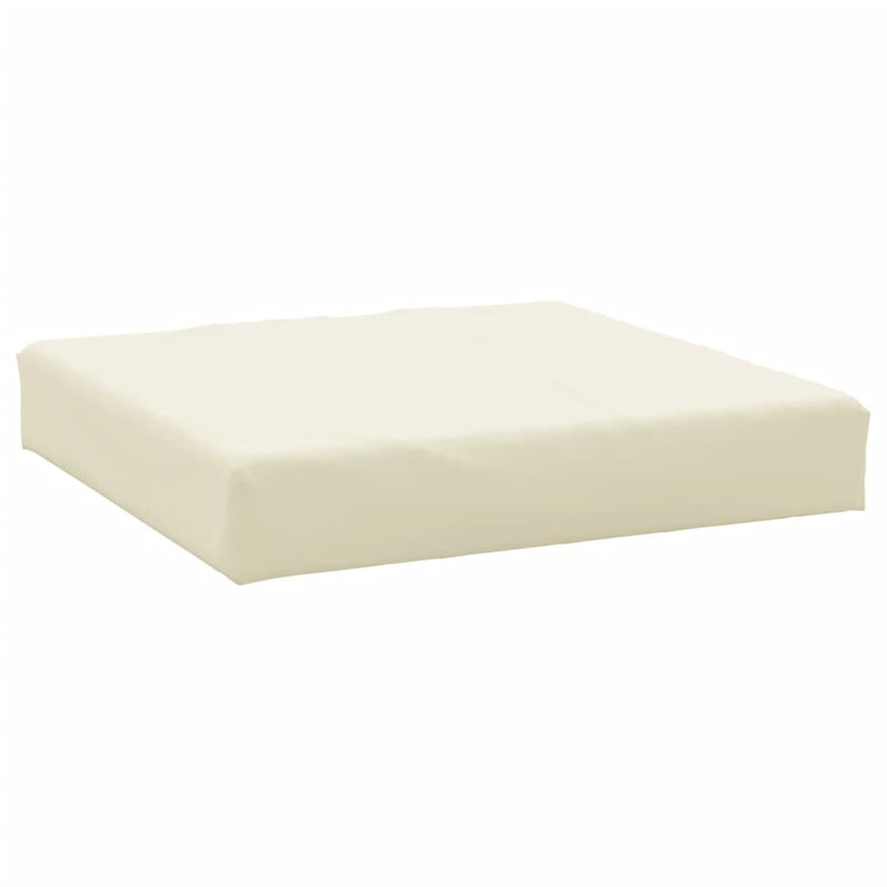 Pallet Sofa Cushions 2 pcs Cream White Fabric