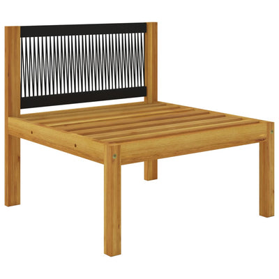 3 Piece Garden Lounge Set with Cushions Solid Acacia Wood - Payday Deals