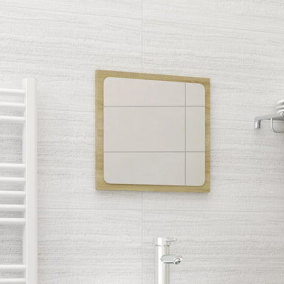 Bathroom Mirror Sonoma Oak 40x1.5x37 cm Chipboard