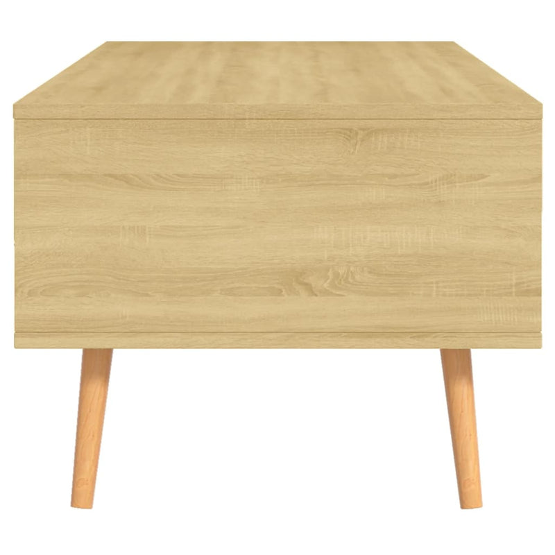 Coffee Table Sonoma Oak 100x49.5x43 cm Engineered Wood