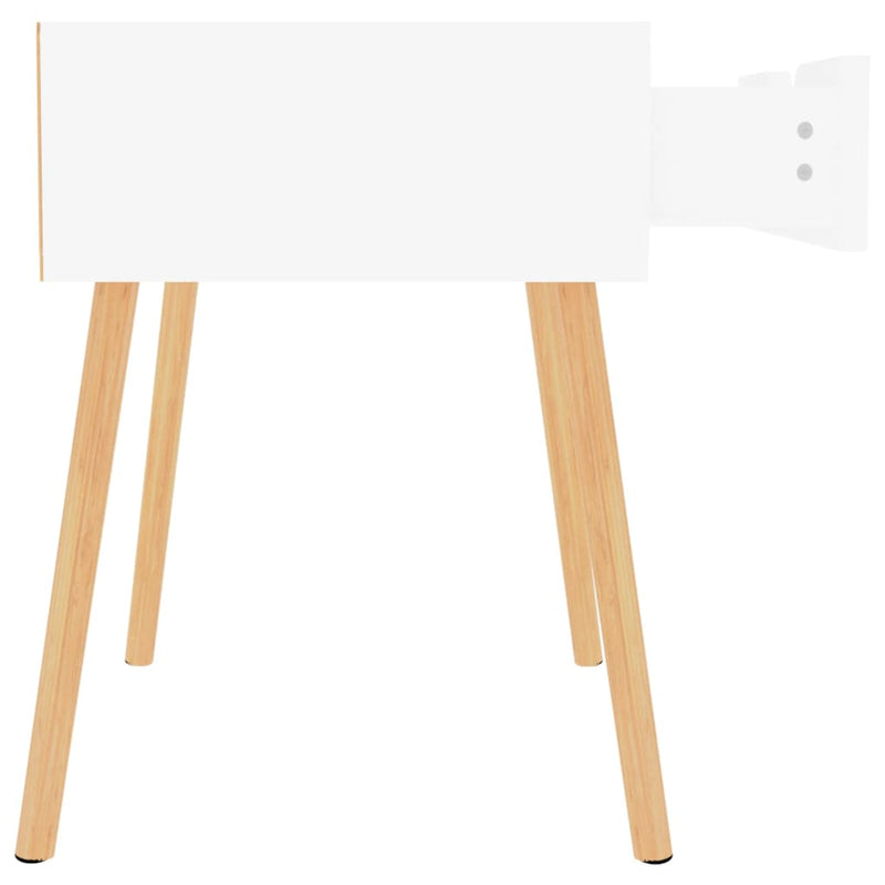 Bedside Cabinet White 40x40x56 cm Engineered Wood