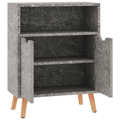 Sideboard Concrete Grey 60x30x72 cm Engineered Wood