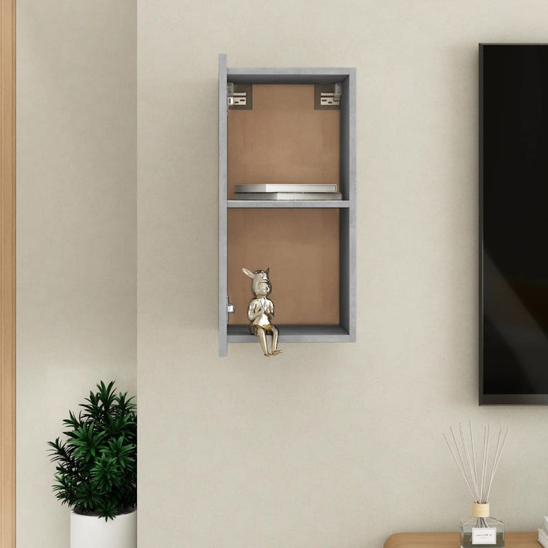 TV Cabinet Concrete Grey 30.5x30x60 cm Engineered Wood
