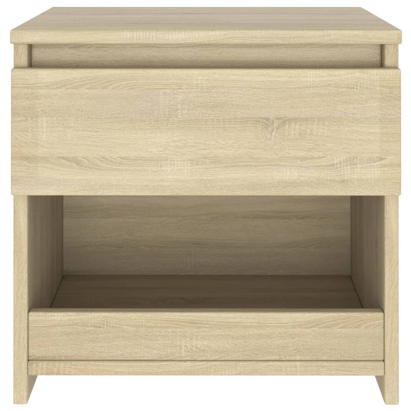 Bedside Cabinets 2 pcs Sonoma Oak 40x30x39 cm Engineered Wood