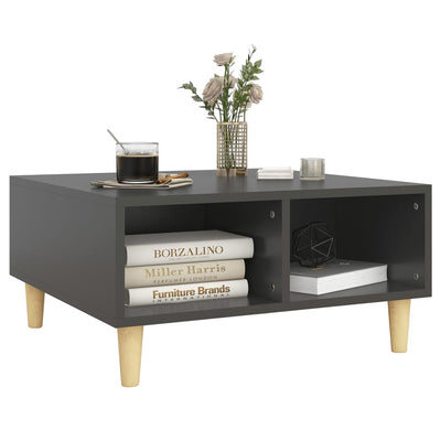Coffee Table Grey 60x60x30 cm Chipboard - Payday Deals