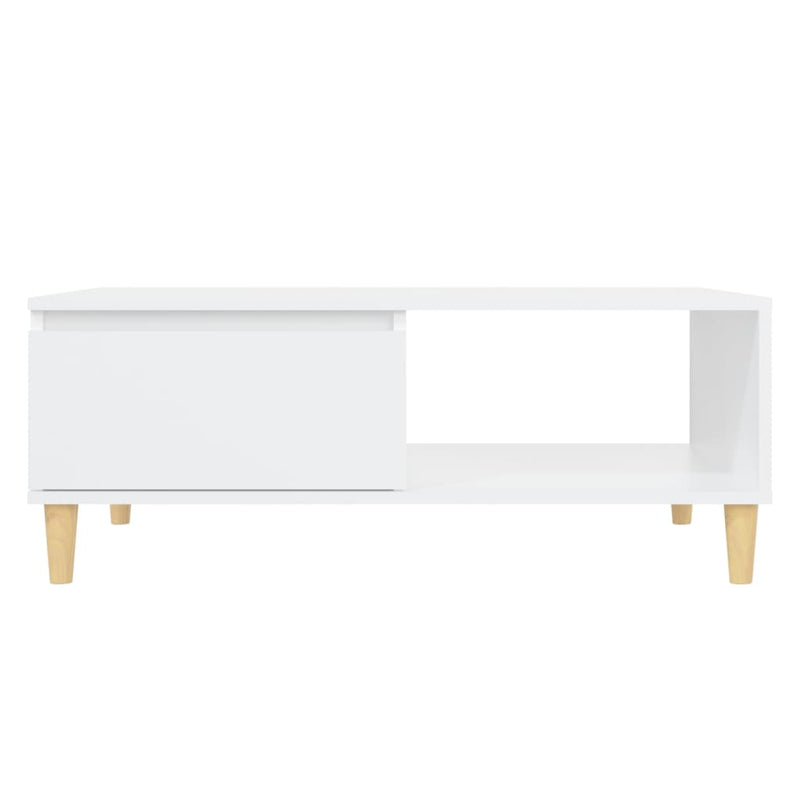 Coffee Table White 90x60x35 cm Chipboard - Payday Deals