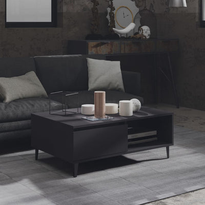 Coffee Table Grey 90x60x35 cm Chipboard - Payday Deals