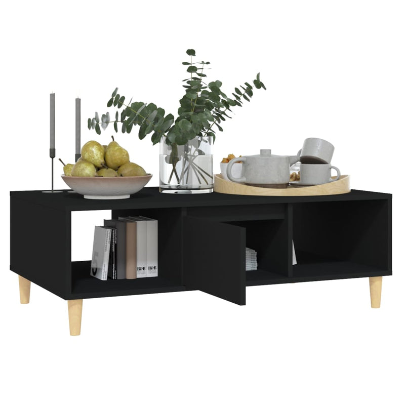 Coffee Table Black 103.5x60x35 cm Chipboard - Payday Deals