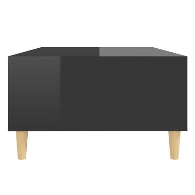 Coffee Table High Gloss Black 103.5x60x35 cm Chipboard - Payday Deals