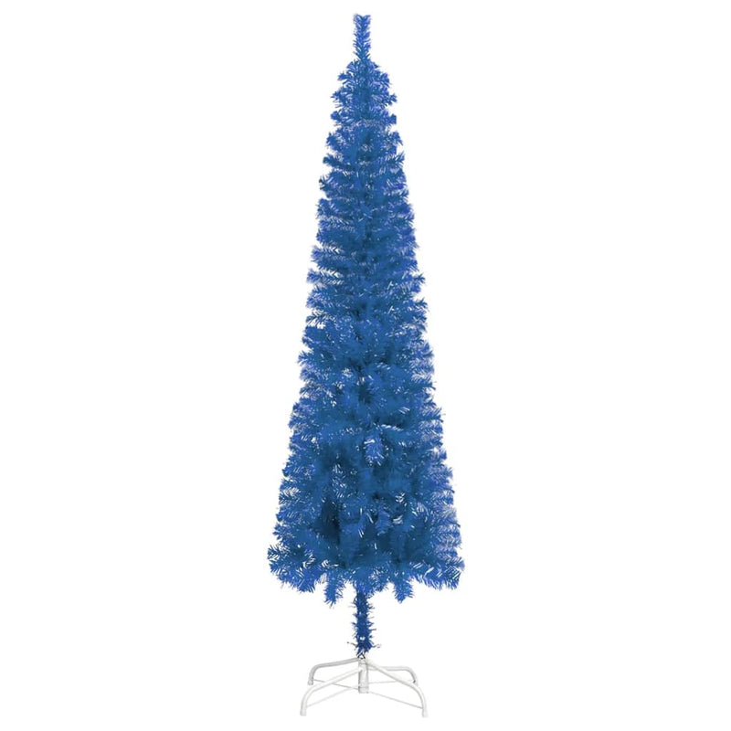 Slim Christmas Tree Blue 180 cm