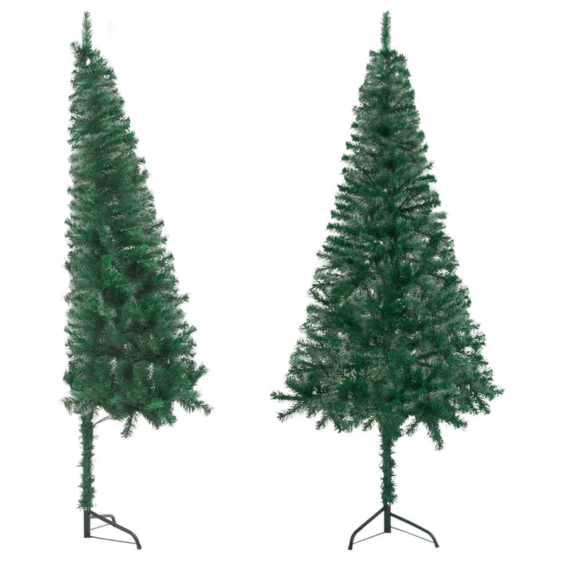 Corner Artificial Christmas Tree Green 240 cm PVC