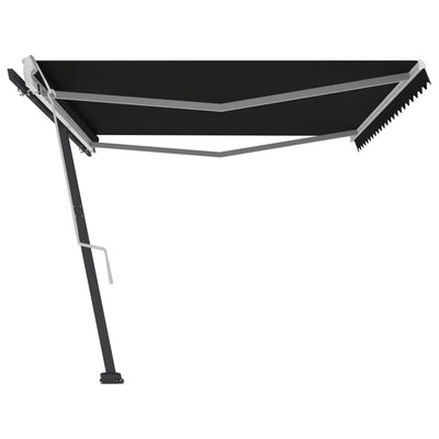 Freestanding Manual Retractable Awning 500x300 cm Anthracite