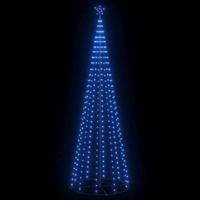 Christmas Cone Tree Blue 330 LEDs Decoration 100x300 cm