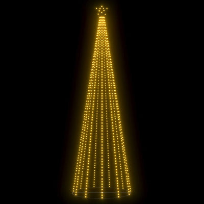 Christmas Cone Tree 752 Warm White LEDs Decoration 160x500 cm