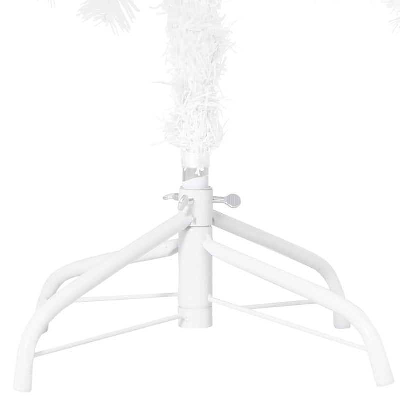 Artificial Christmas Tree with LEDs&Ball Set White 120 cm PVC