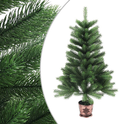 Artificial Christmas Tree with LEDs&Ball Set 90 cm Green