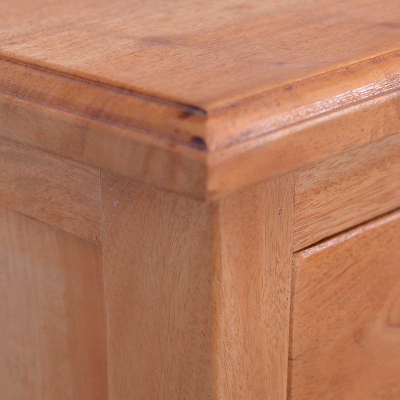 Bedside Cabinet Solid Wood Mahogany