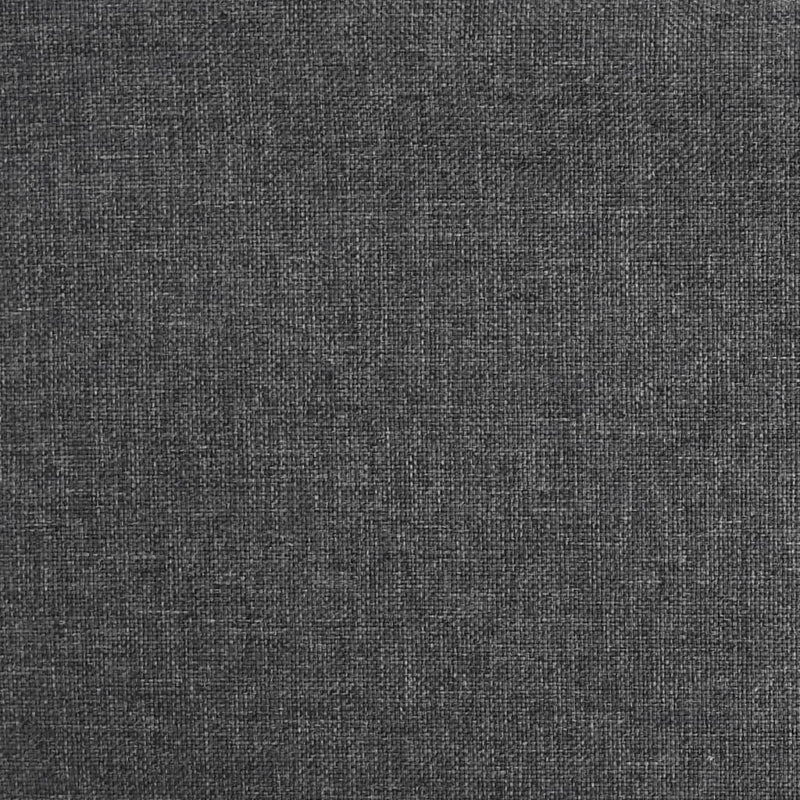 Bar Stools 2 pcs Dark Grey Fabric
