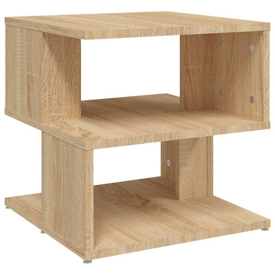 Side Table Sonoma Oak 40x40x40 cm Chipboard