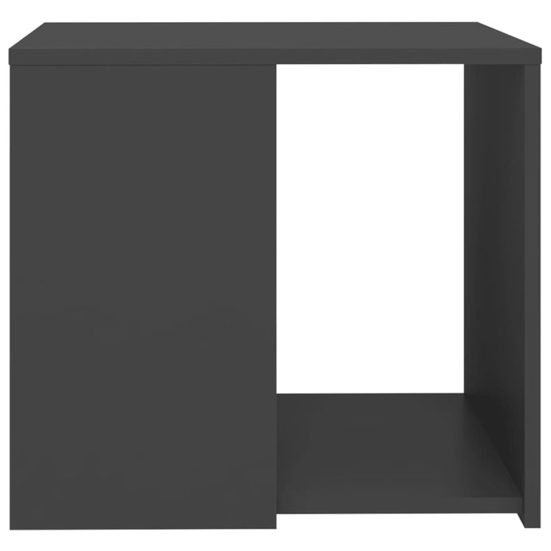 Side Table Grey 50x50x45 cm Chipboard