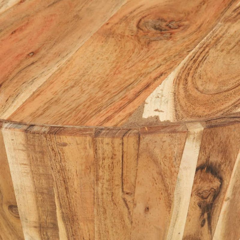 Coffee Table Ø65x31 cm Solid Acacia Wood