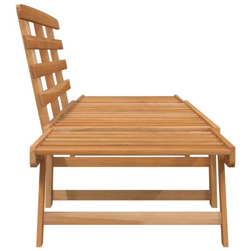 Garden Bench 2-in-1 190 cm Solid Acacia Wood - Payday Deals