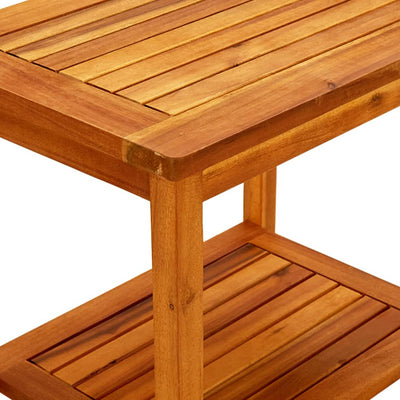 Coffee Table 50x35x45 cm Solid Acacia Wood - Payday Deals