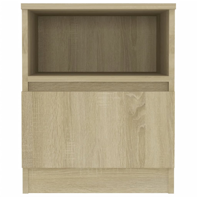 Bed Cabinets 2 pcs Sonoma Oak 40x40x50 cm Chipboard - Payday Deals