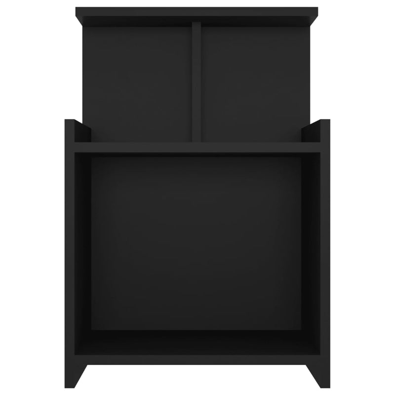 Bed Cabinets 2 pcs Black 40x35x60 cm Chipboard - Payday Deals