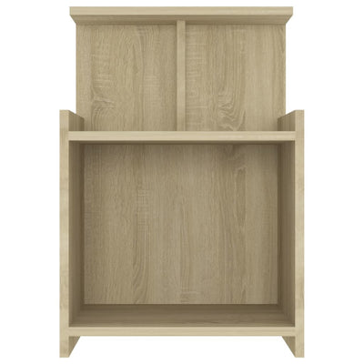 Bed Cabinets 2 pcs Sonoma Oak 40x35x60 cm Chipboard